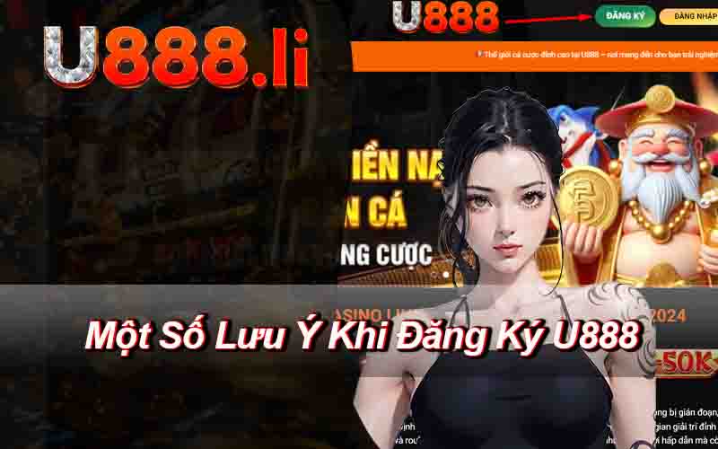 Một Số Lưu Ý Khi Đăng Ký U888